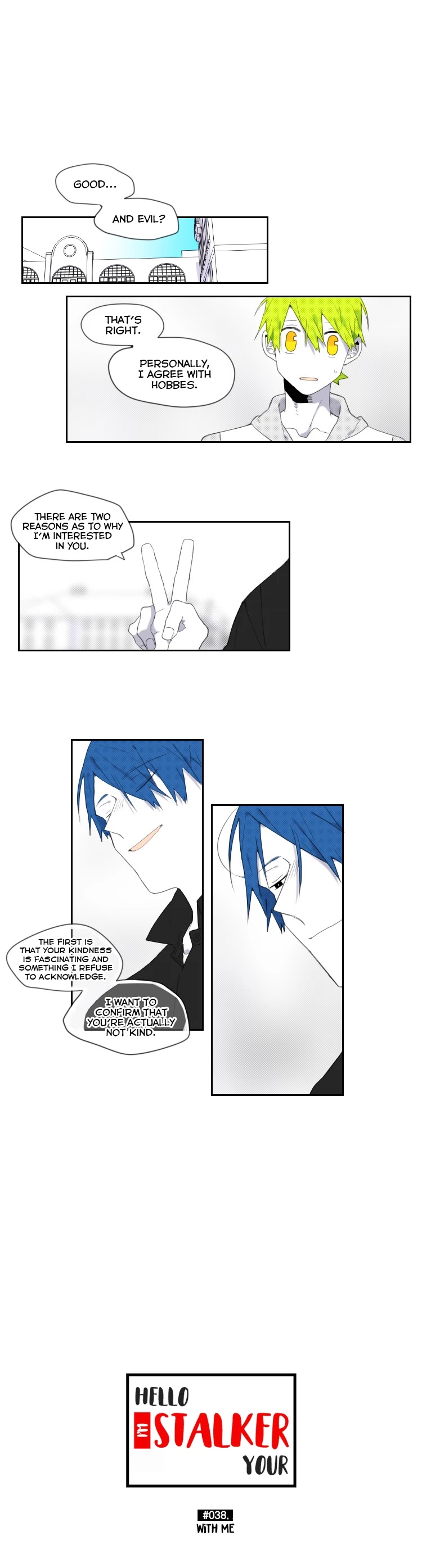Hello, I'm Your Stalker Chapter 38 page 1 - Chapter 38: With me