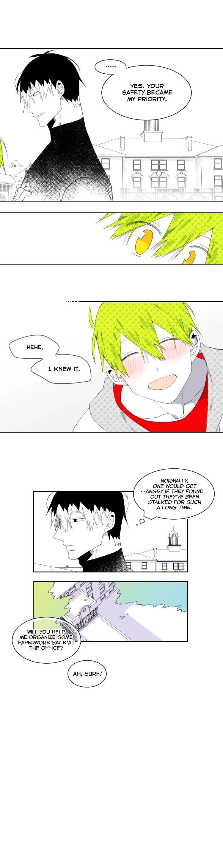 Hello, I'm Your Stalker Chapter 38 page 9 - Chapter 38: With me