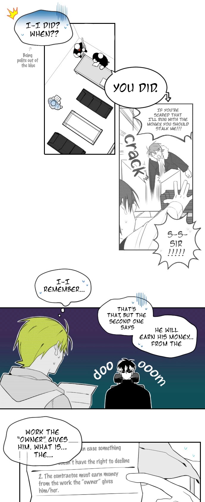 Hello, I'm Your Stalker Chapter 4 page 13 - Chapter 4: Isn't This More Comfortable?