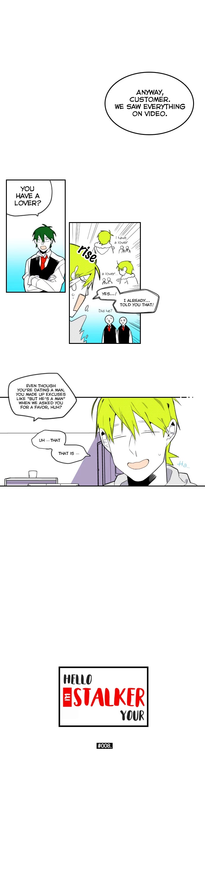 Hello, I'm Your Stalker Chapter 8 page 1 - Chapter 8