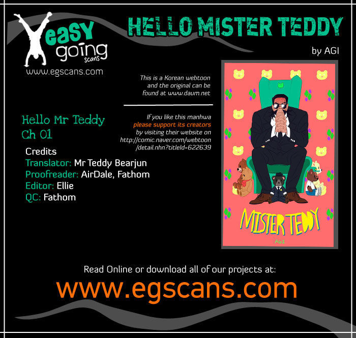 Hello Mister Teddy Chapter 1 page 1 - Chapter 1