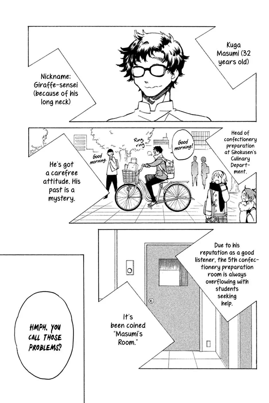 Hell's Kitchen Chapter 46 page 3 - Chapter 46: Kuga-sensei's Giraffe-san