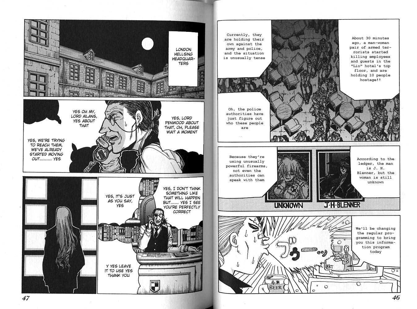 Hellsing Chapter 14 page 11 - Chapter 14: Elevator Action 1