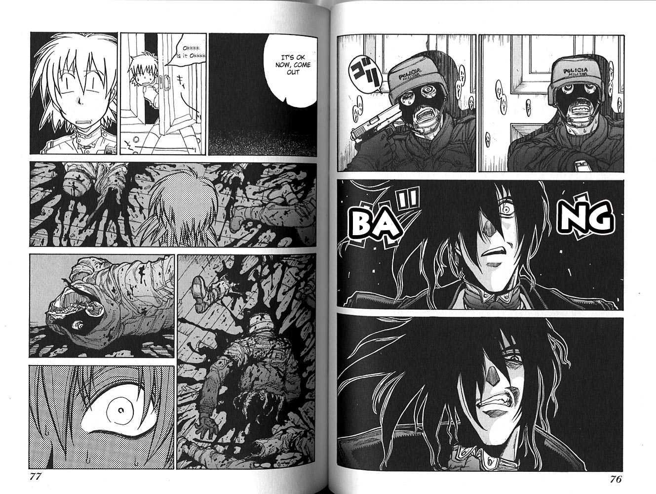 Hellsing Chapter 15 page 14 - Chapter 15: Elevator Action 2