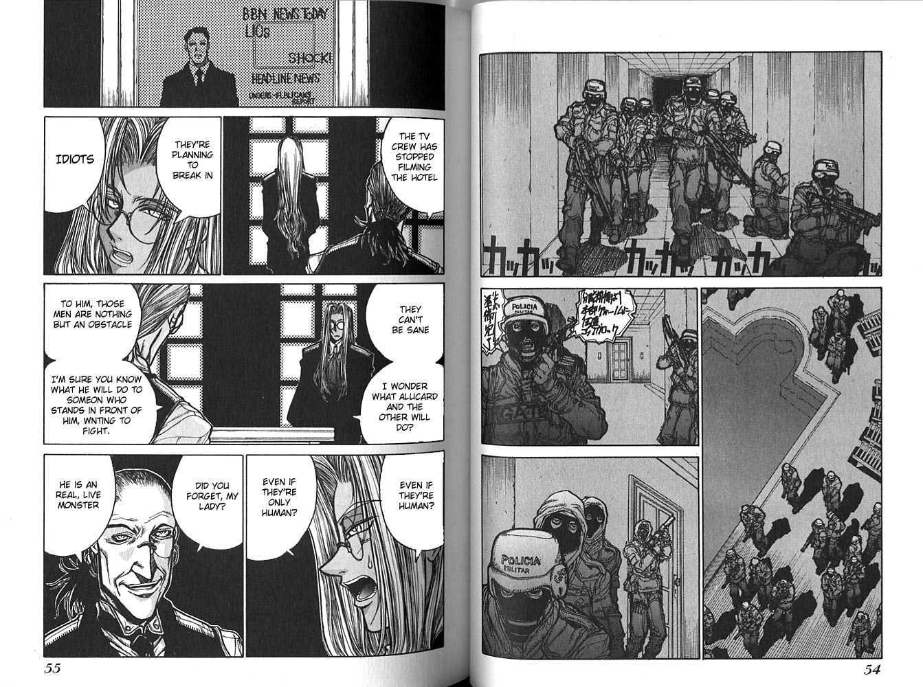 Hellsing Chapter 15 page 3 - Chapter 15: Elevator Action 2