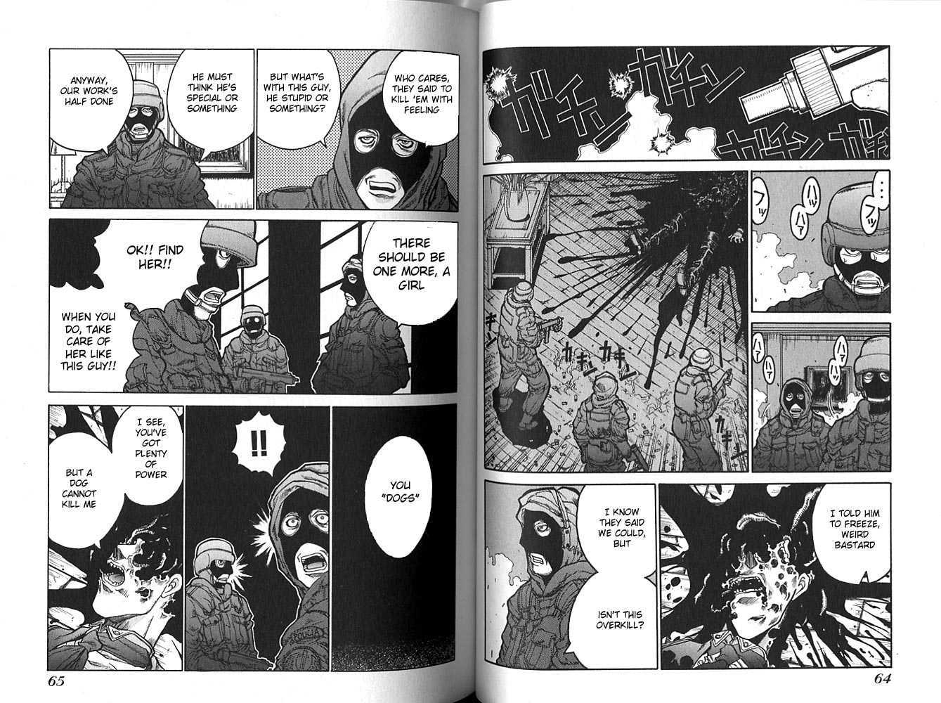 Hellsing Chapter 15 page 8 - Chapter 15: Elevator Action 2