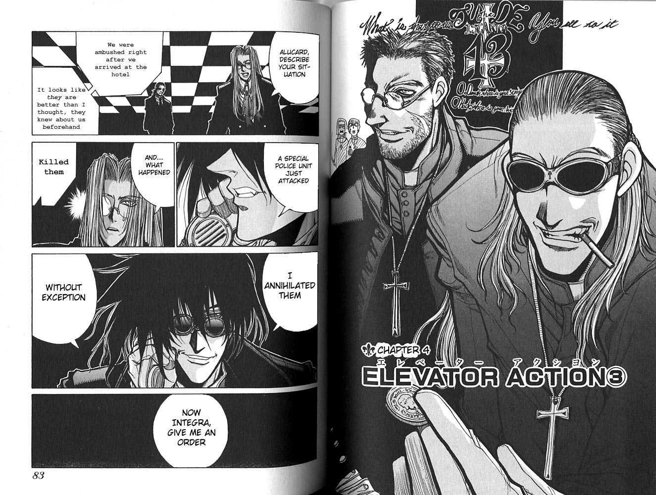 Hellsing Chapter 16 page 2 - Chapter 16: Elevator Action 3