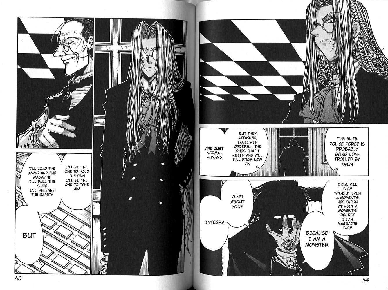 Hellsing Chapter 16 page 3 - Chapter 16: Elevator Action 3