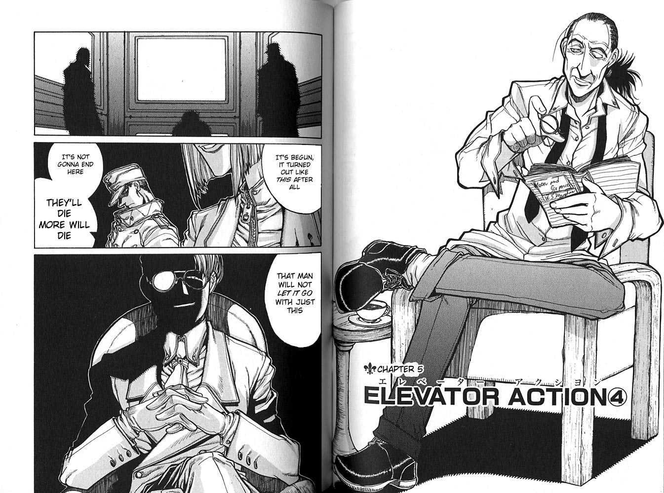 Hellsing Chapter 17 page 2 - Chapter 17: Elevator Action 4