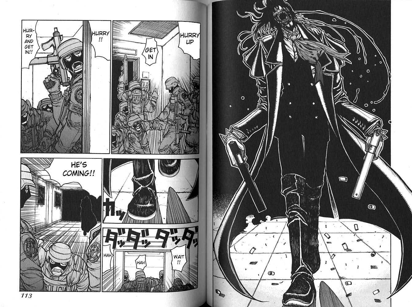 Hellsing Chapter 17 page 5 - Chapter 17: Elevator Action 4
