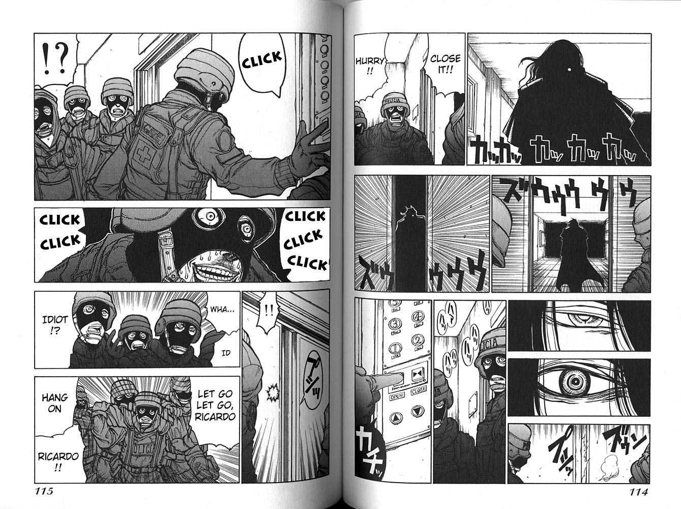 Hellsing Chapter 17 page 6 - Chapter 17: Elevator Action 4