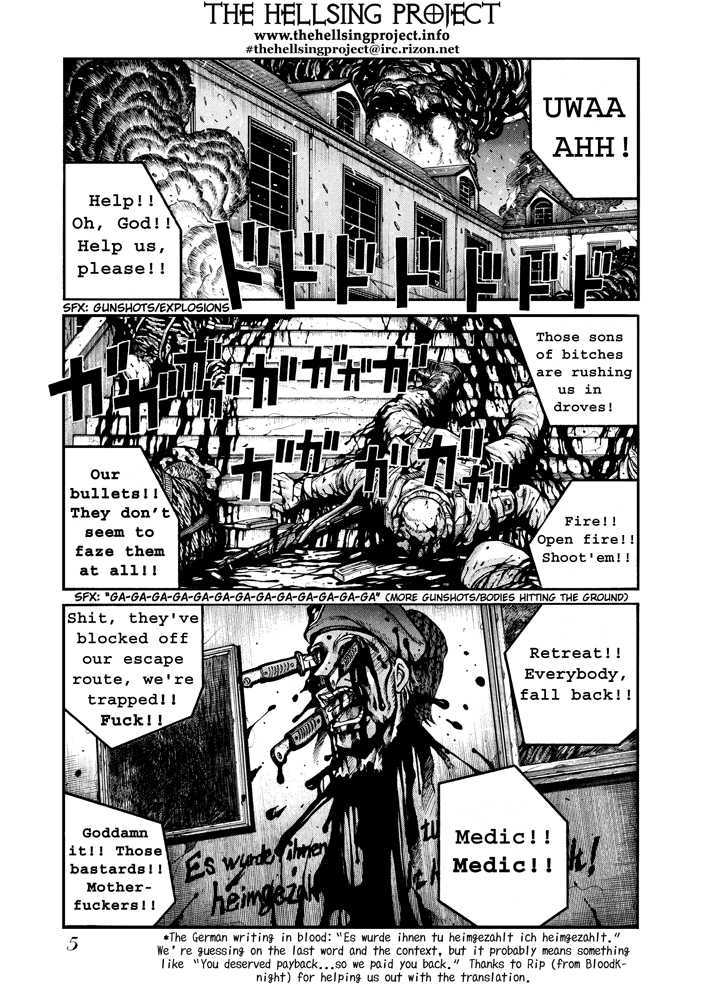 Hellsing Chapter 48 page 6 - Chapter 48: Soldier of Fortune 4