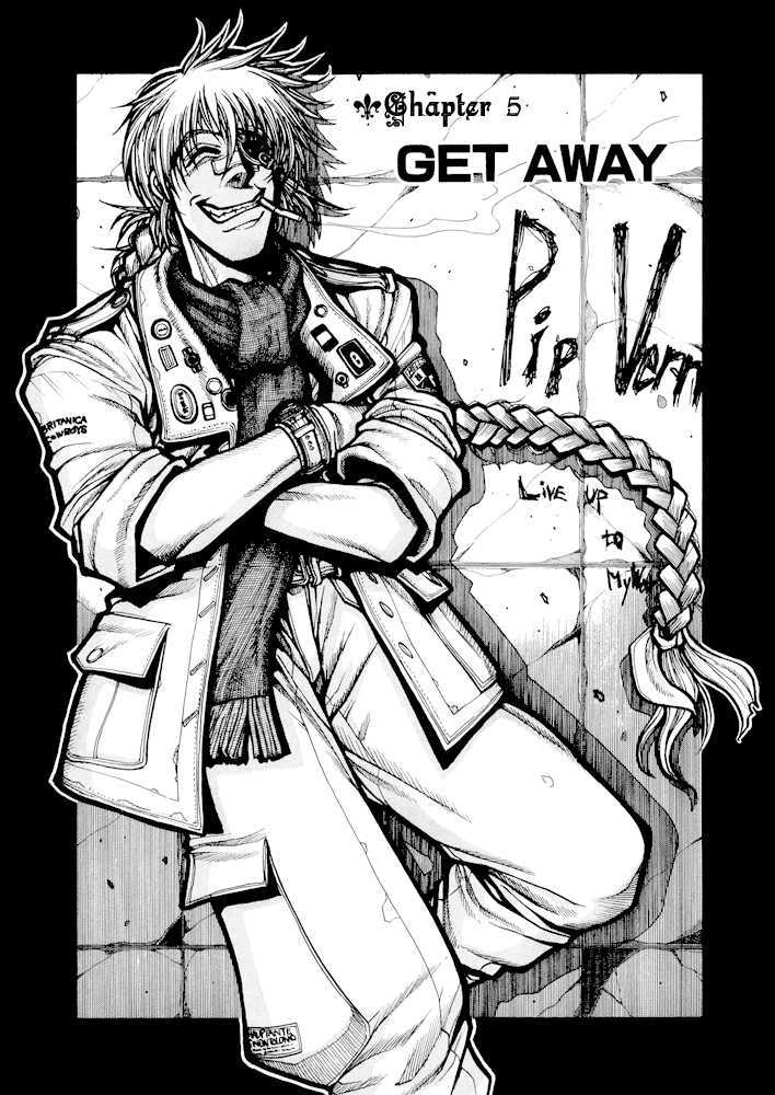 Hellsing Chapter 52 page 1 - Chapter 52: Get Away