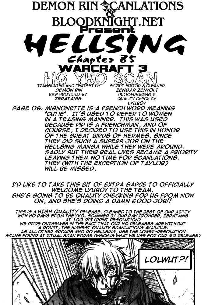 Hellsing Chapter 85 page 12 - Chapter 85: Warcraft 3