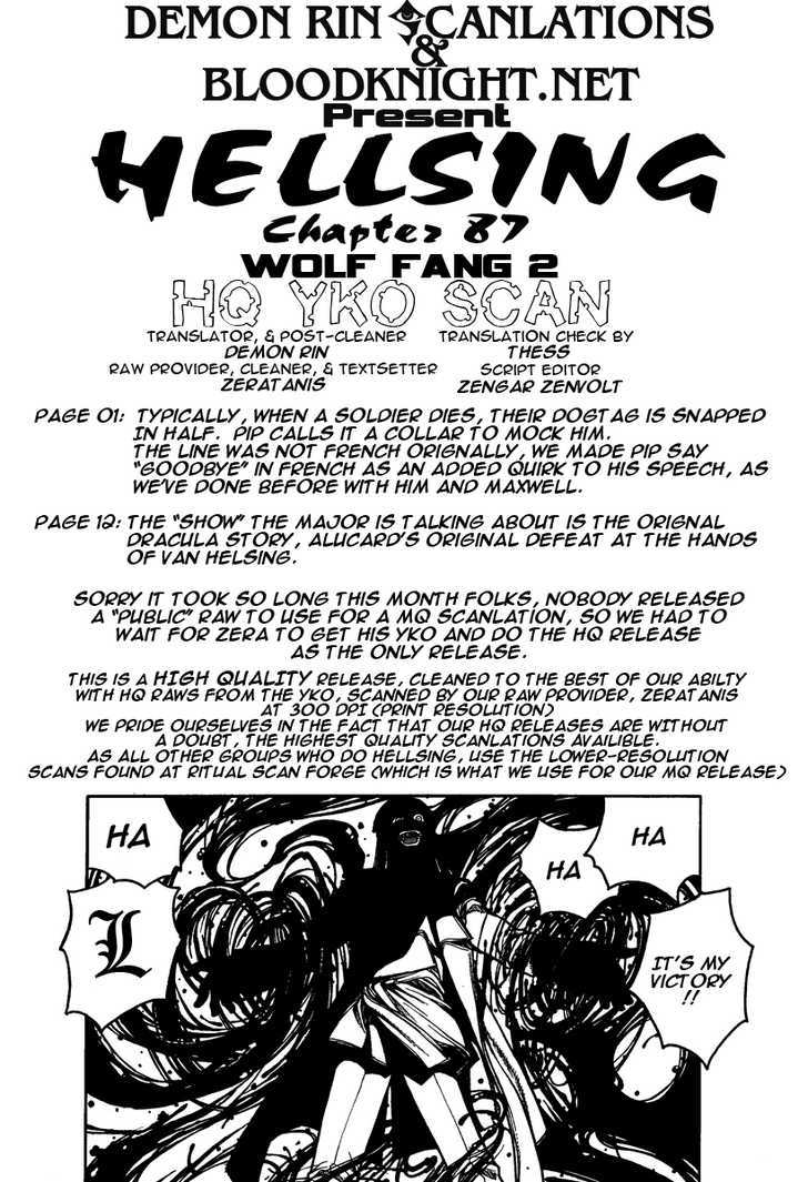 Hellsing Chapter 87 page 19 - Chapter 87: Wolffang 2