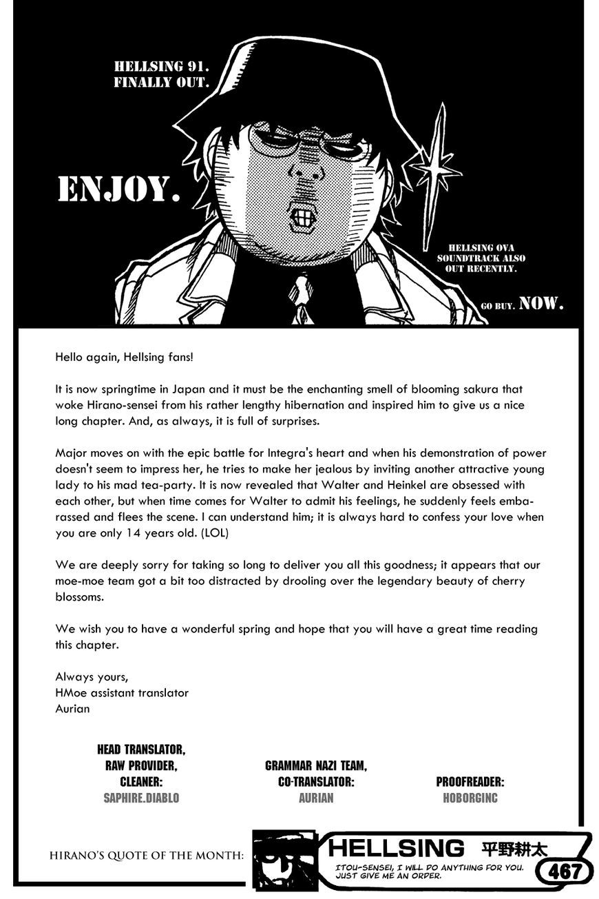 Hellsing Chapter 91 page 19 - Chapter 91: Black Onyx 4