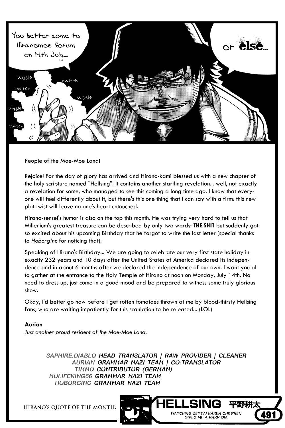 Hellsing Chapter 93 page 11 - Chapter 93: Sorcerian 2