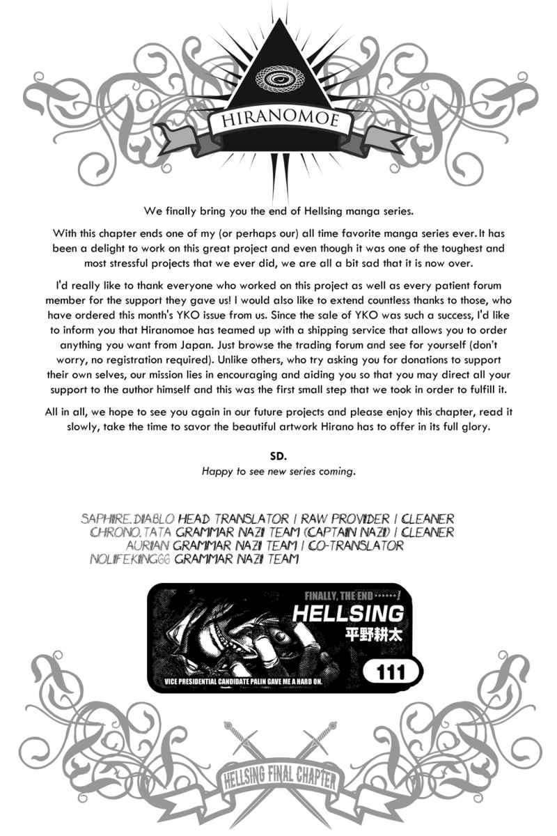 Hellsing Chapter 95 page 26 - Chapter 95: Romancia [END]