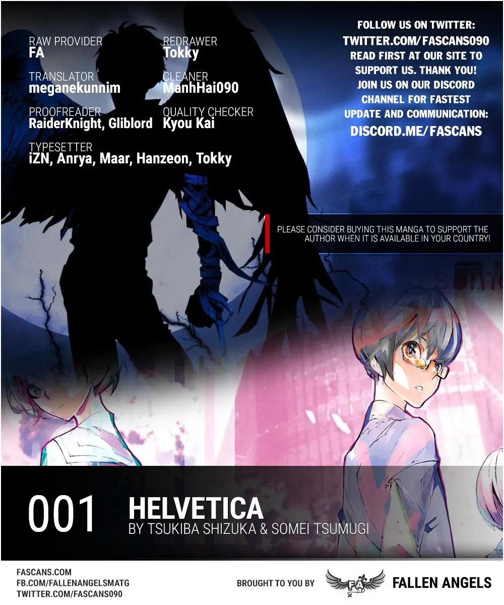 helvetica Chapter 1 page 1 - Chapter 1: Ashes and Black