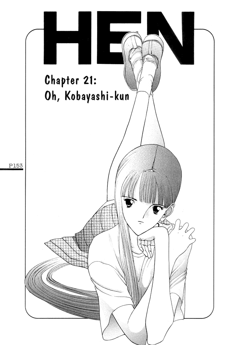 Hen Chapter 21 page 1 - Chapter 21: Oh, Kobayashi-kun