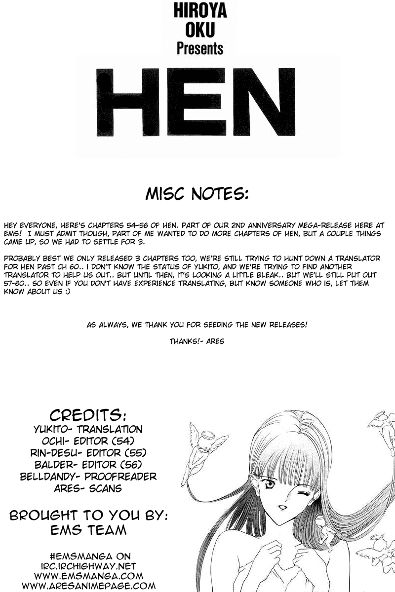 Hen Chapter 56 page 1 - Chapter 56: Yoshida's Family