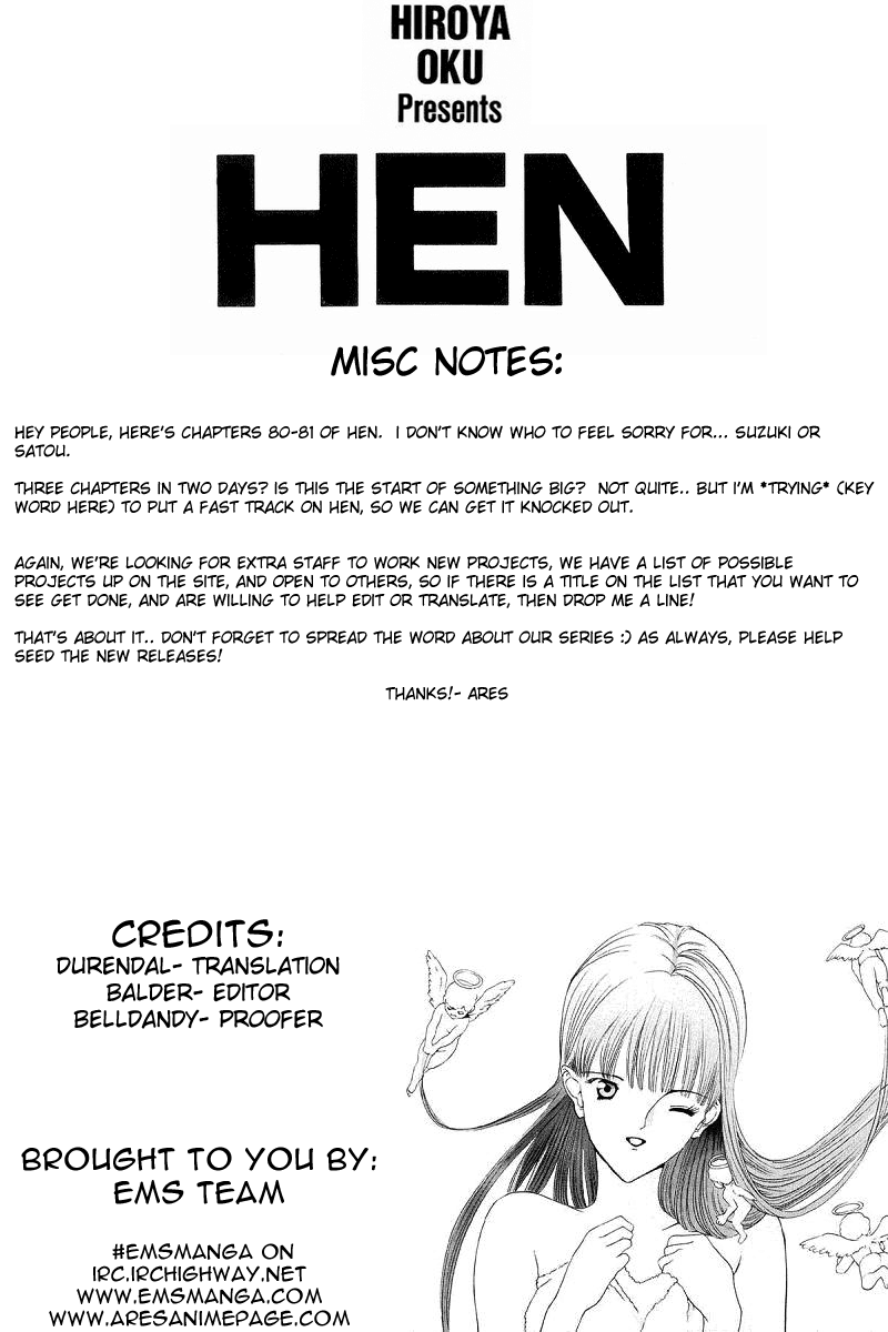 Hen Chapter 80 page 1 - Chapter 80: Whereabout of Love