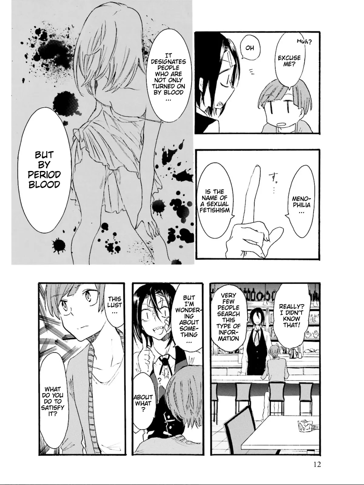 Henai Café Chapter 1 page 10 - Chapter 1: Menophilia