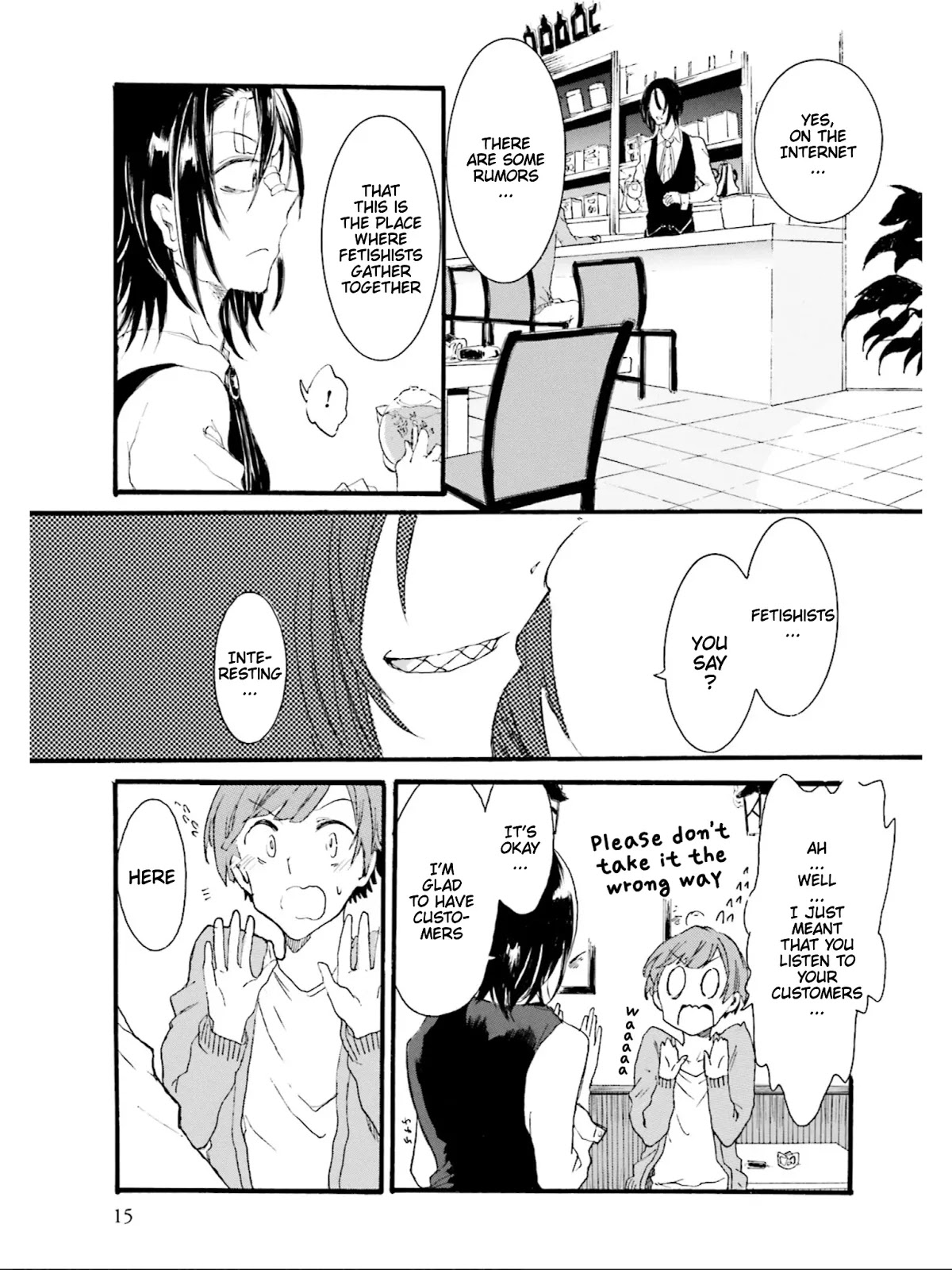 Henai Café Chapter 1 page 13 - Chapter 1: Menophilia