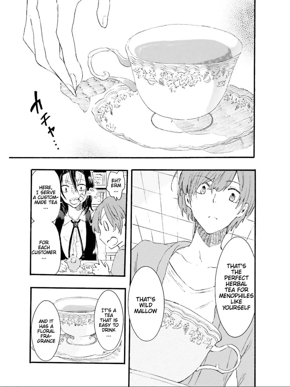 Henai Café Chapter 1 page 14 - Chapter 1: Menophilia