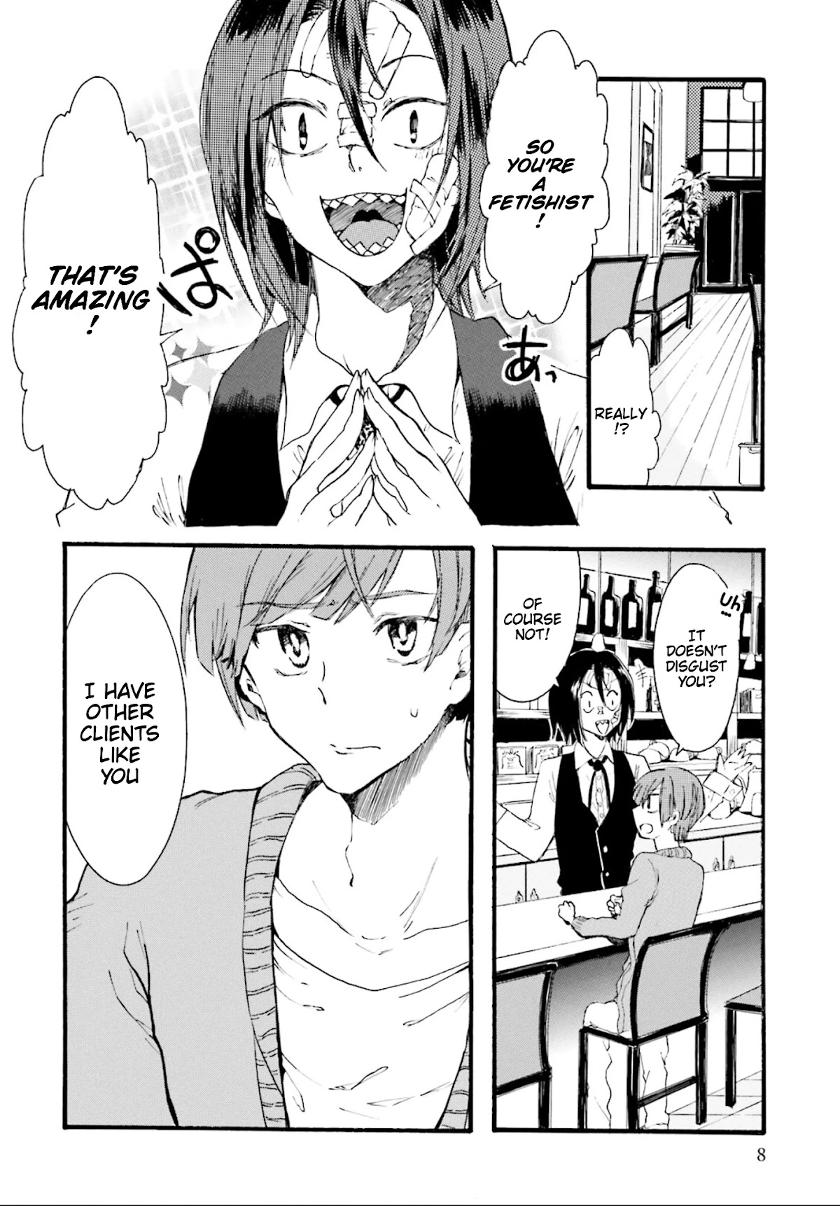 Henai Café Chapter 1 page 6 - Chapter 1: Menophilia