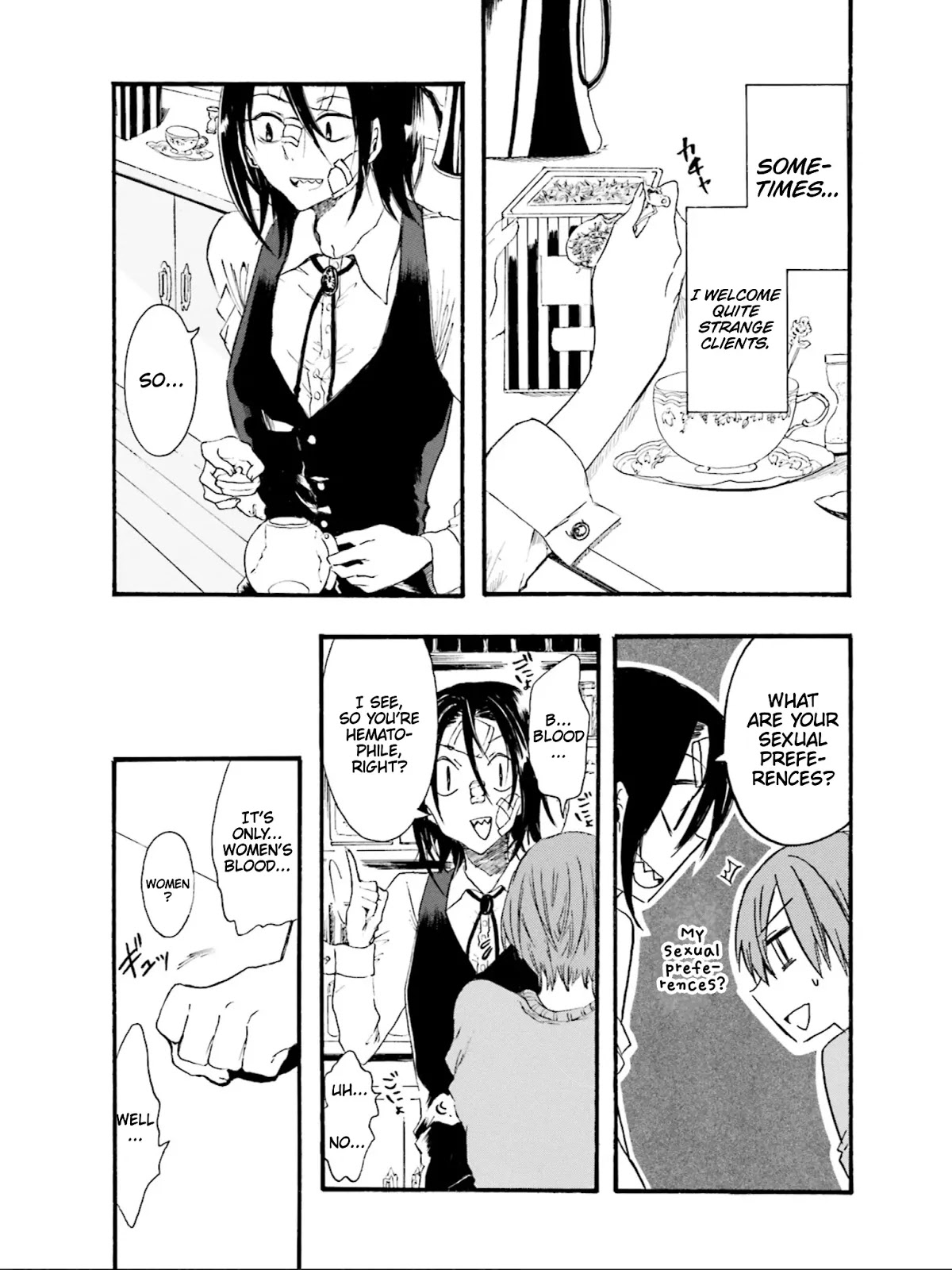 Henai Café Chapter 1 page 7 - Chapter 1: Menophilia