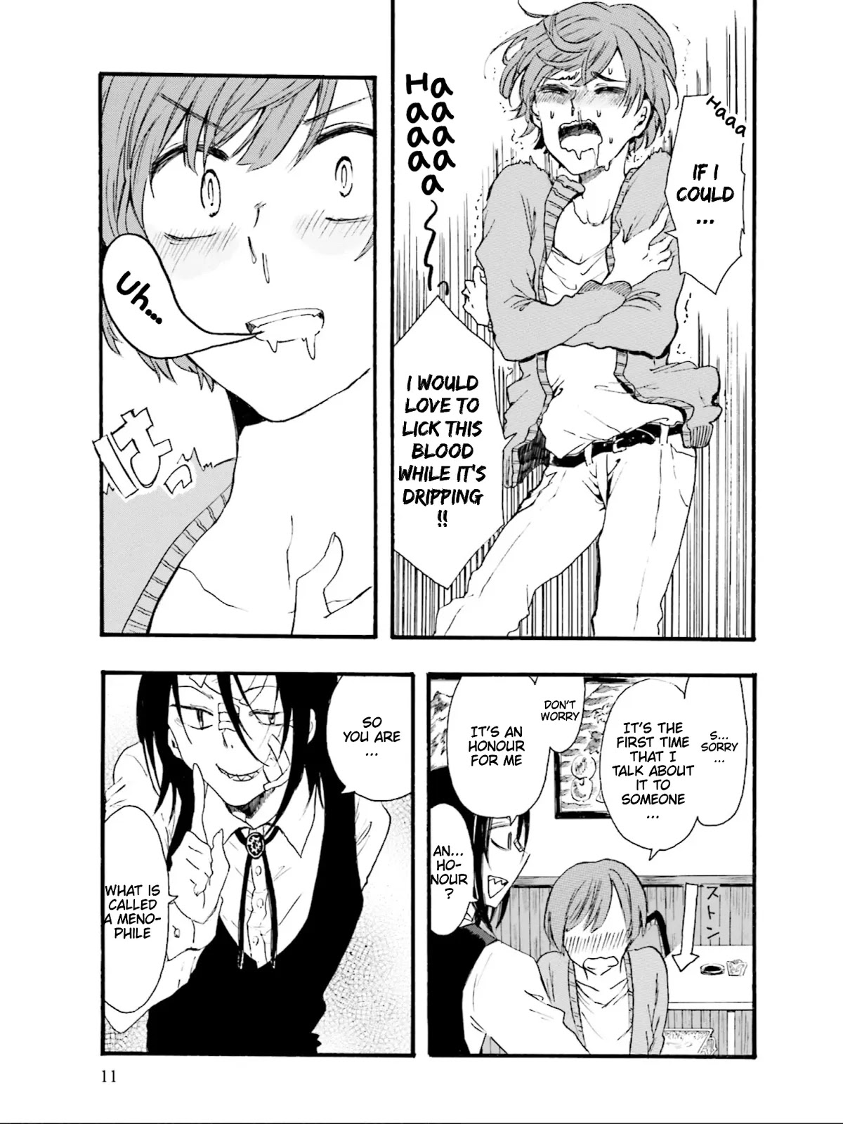 Henai Café Chapter 1 page 9 - Chapter 1: Menophilia