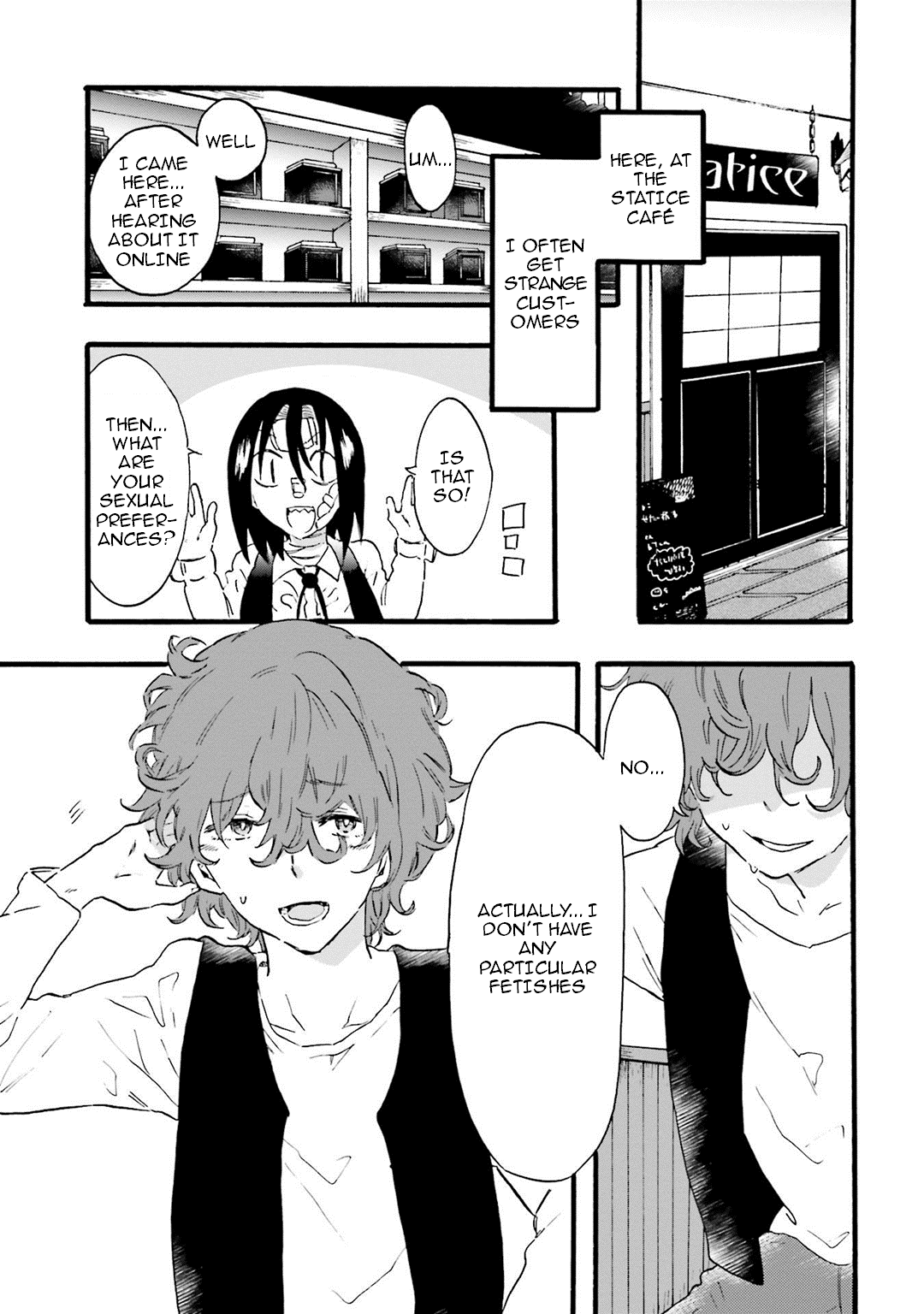 Henai Café Chapter 11 page 3 - Chapter 11: Case 11 - Normality