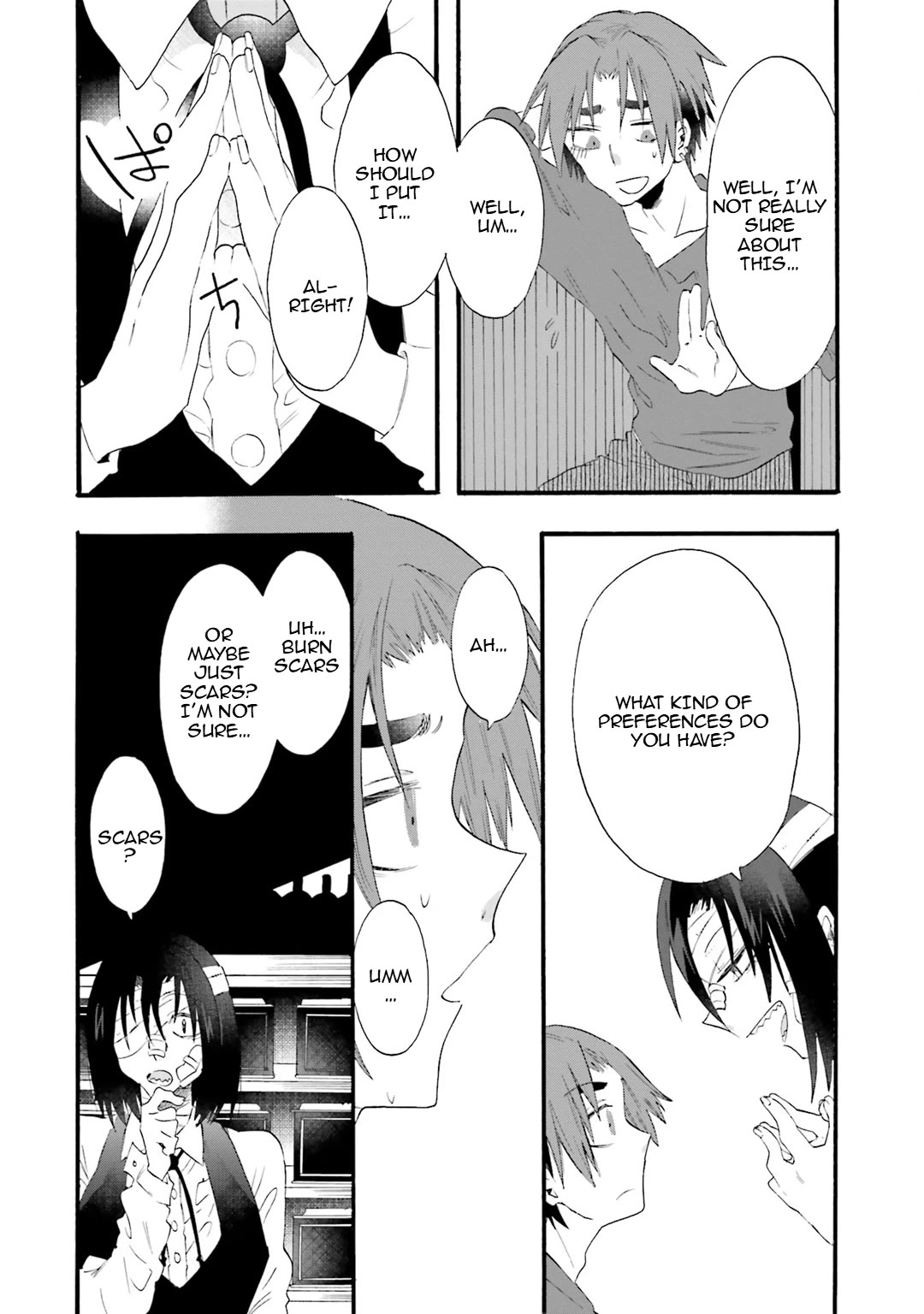 Henai Café Chapter 17 page 4 - Chapter 17: Case 17 - Cicatrixphilia
