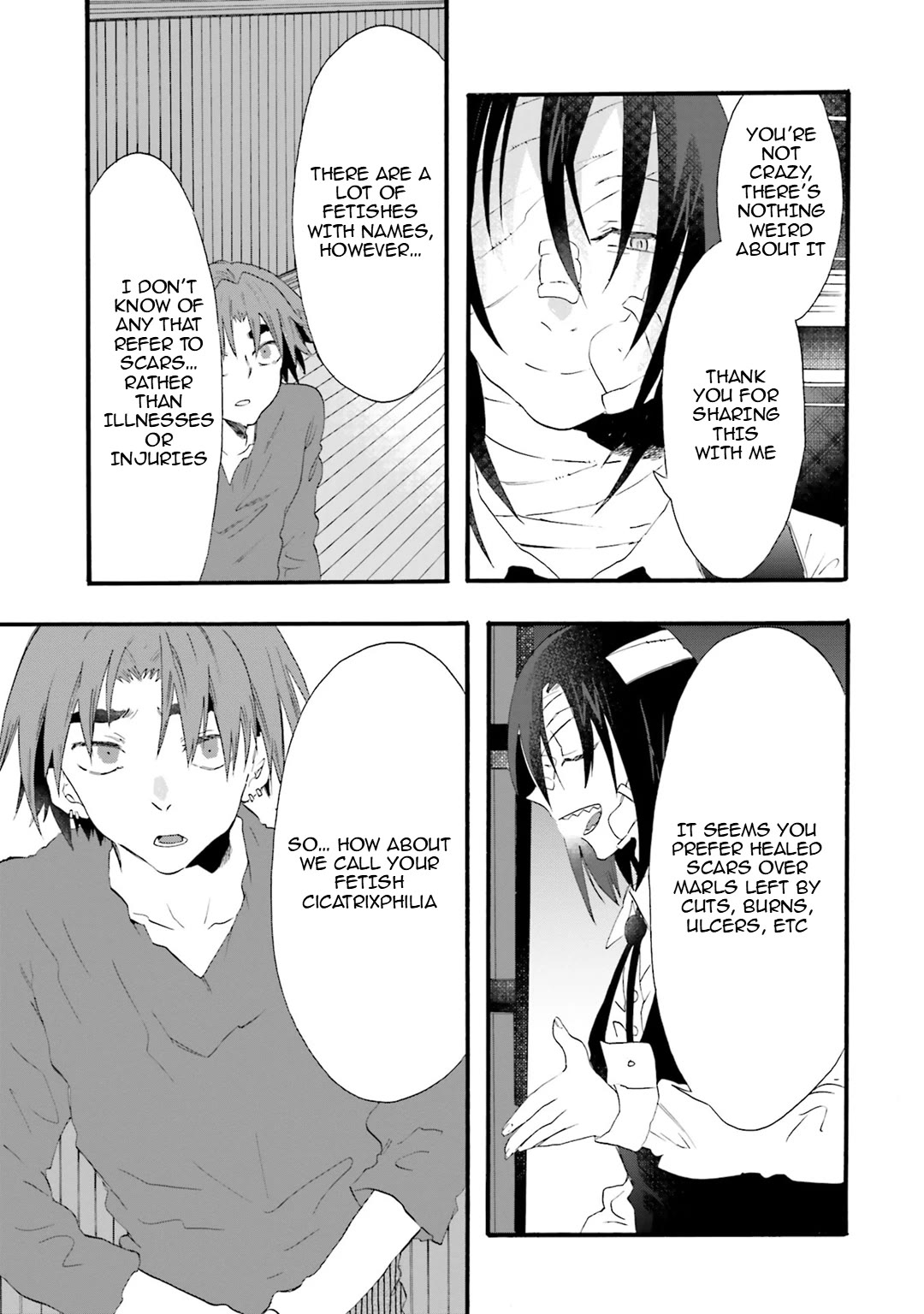 Henai Café Chapter 17 page 9 - Chapter 17: Case 17 - Cicatrixphilia