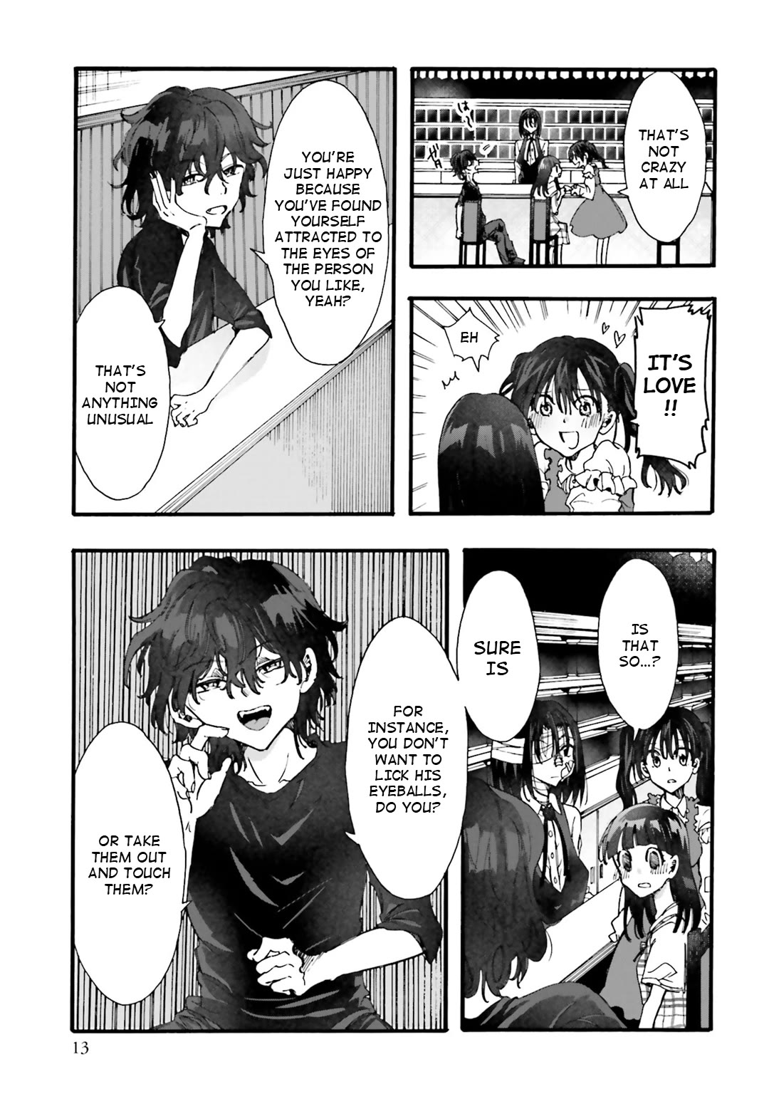 Henai Café Chapter 28 page 12 - Chapter 28: Case 28 - Oculophilia