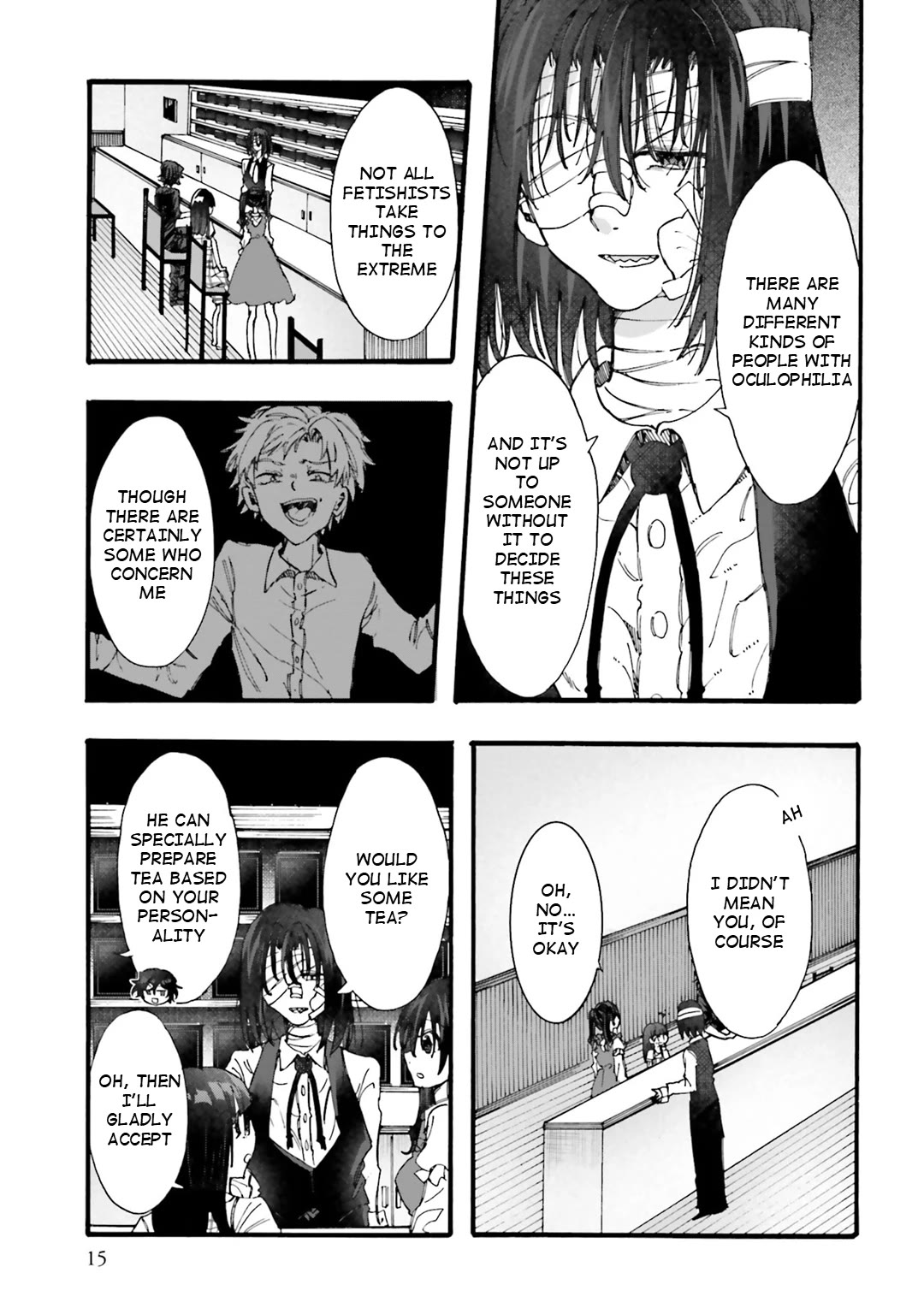 Henai Café Chapter 28 page 14 - Chapter 28: Case 28 - Oculophilia