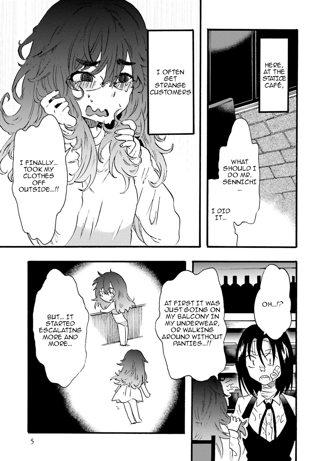 Henai Café Chapter 9 page 3 - Chapter 9: Case 9 - Exhibitionism