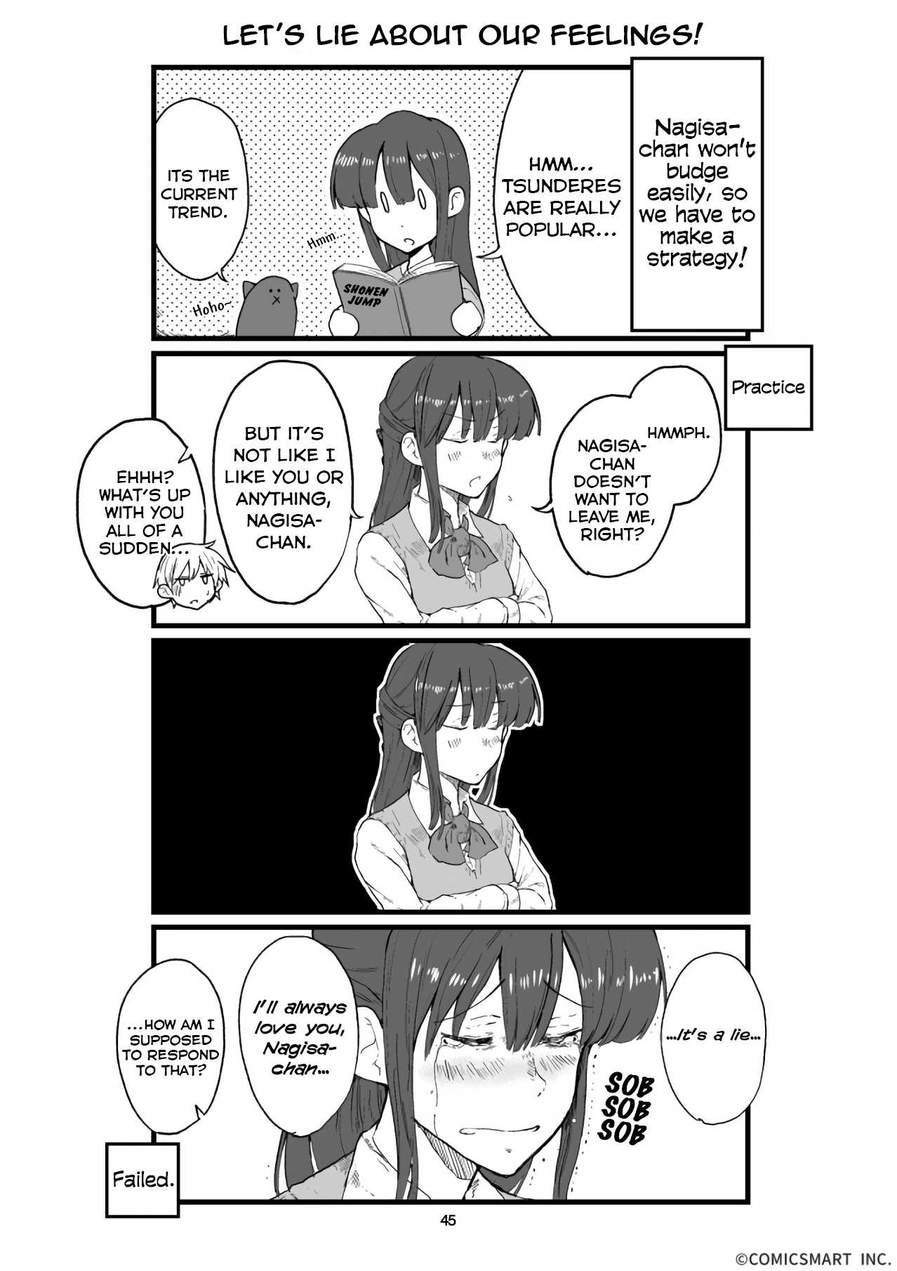 Henai Girl Chapter 45 page 1 - Chapter 45: Let's Lie About Our Feelings!