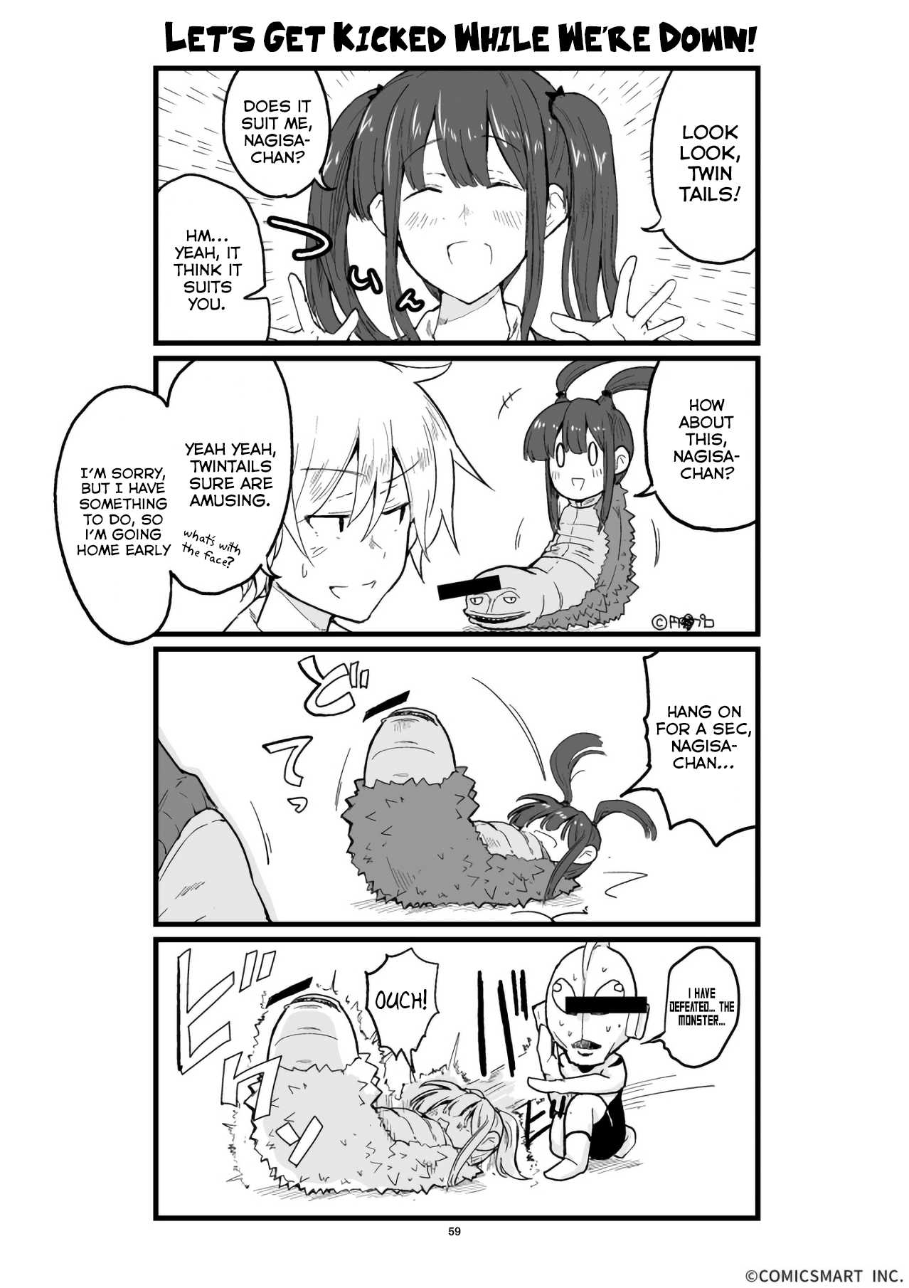 Henai Girl Chapter 59 page 1 - Chapter 59: Let's Get Kicked While We're Down!