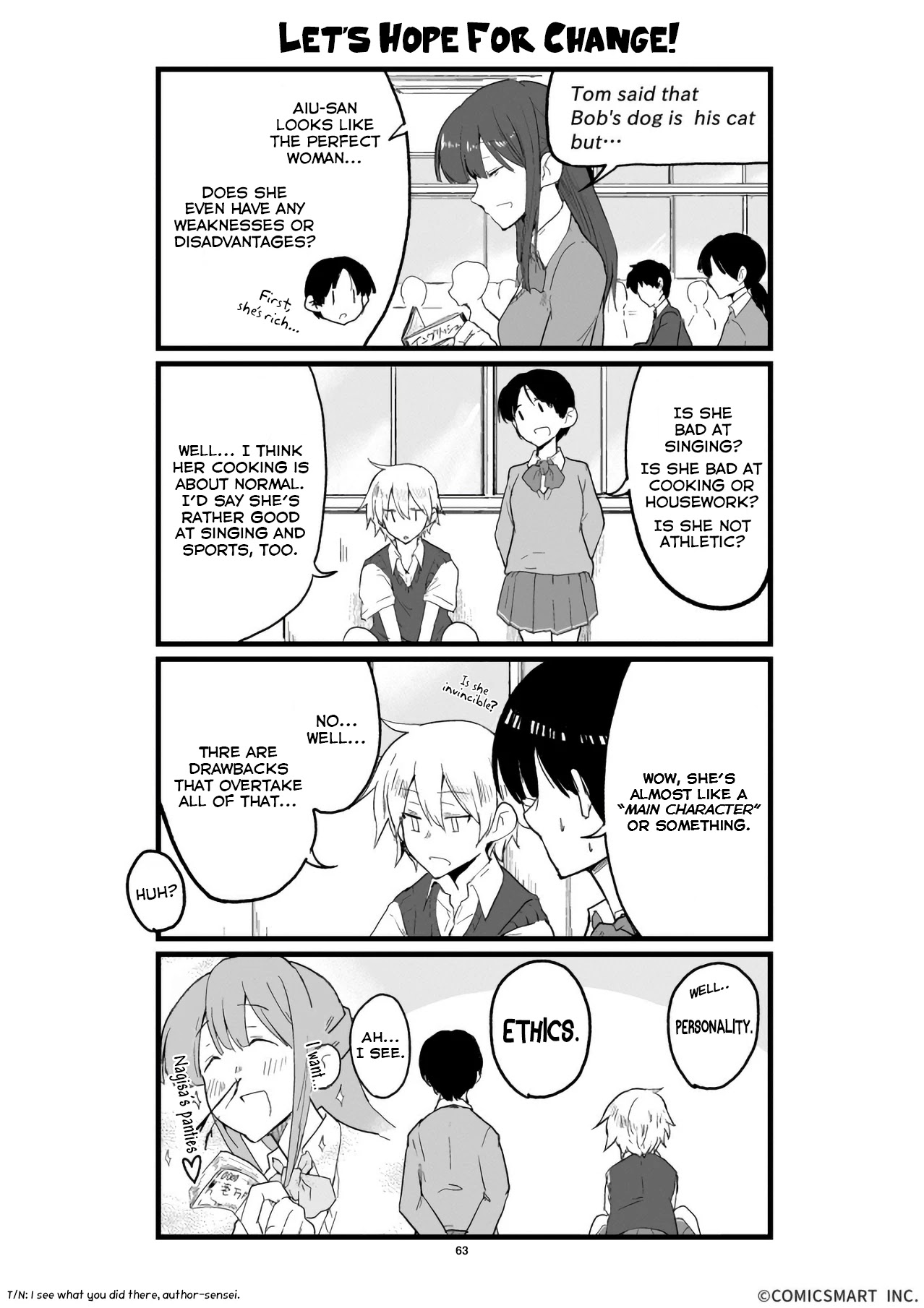 Henai Girl Chapter 63 page 1 - Chapter 63: Let's Hope For Change!