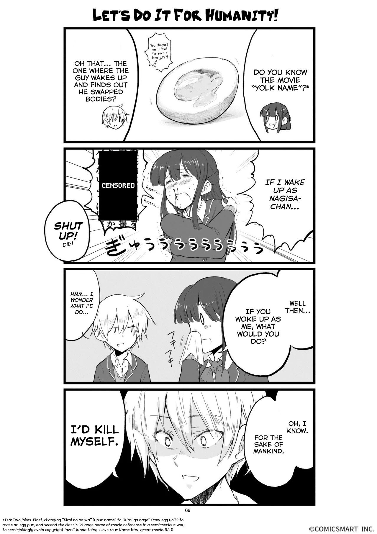 Henai Girl Chapter 66 page 1 - Chapter 66: Let's Do It For Humanity!