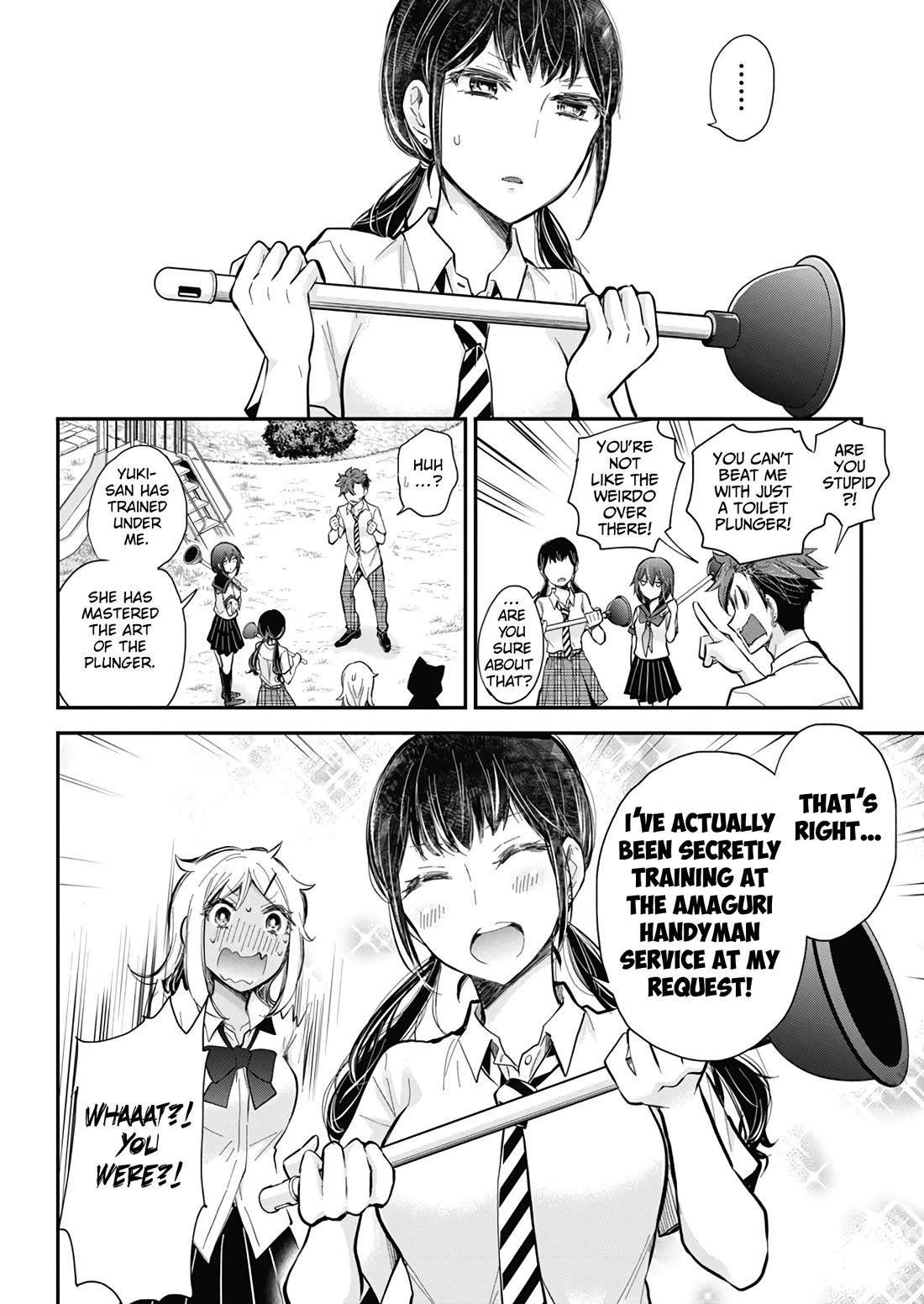 Henjo - Hen na Joshi Kousei Amaguri Senko Chapter 124 page 17 - Chapter 124