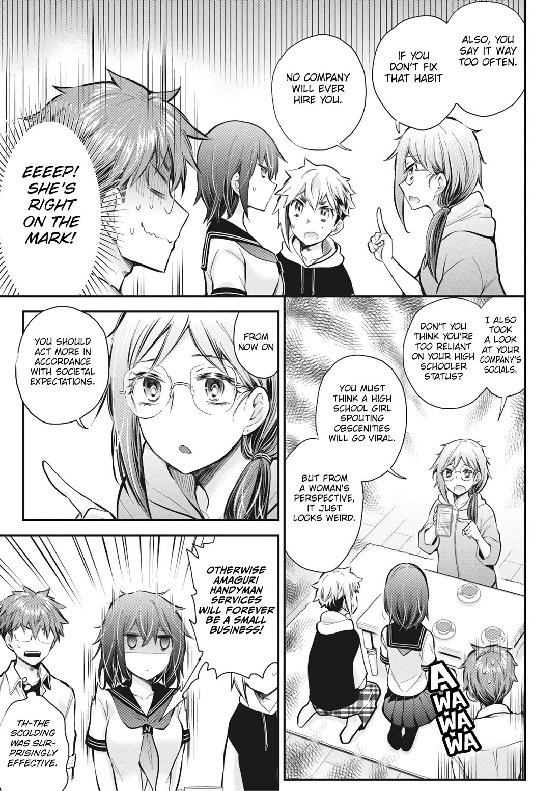 Henjo - Hen na Joshi Kousei Amaguri Senko Chapter 126 page 12 - Chapter 126