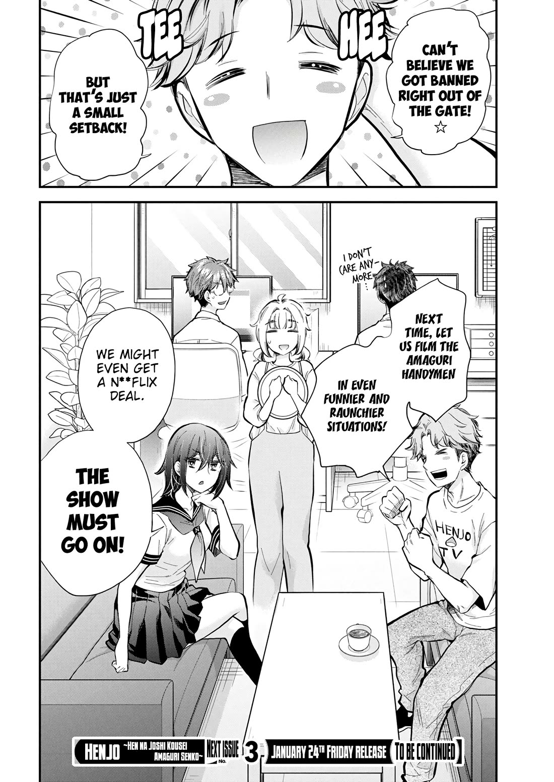 Henjo - Hen na Joshi Kousei Amaguri Senko Chapter 129 page 22 - Chapter 129