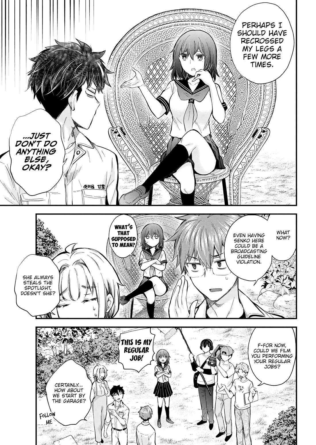Henjo - Hen na Joshi Kousei Amaguri Senko Chapter 129 page 9 - Chapter 129