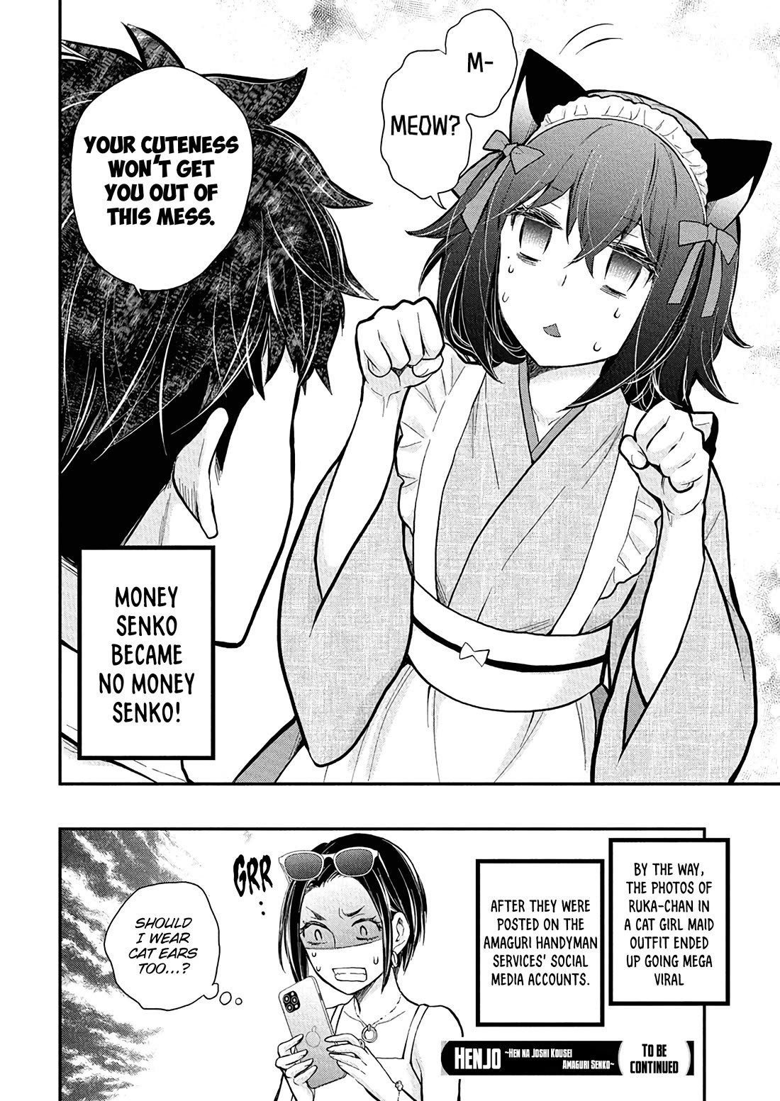 Henjo - Hen na Joshi Kousei Amaguri Senko Chapter 135 page 22 - Chapter 135