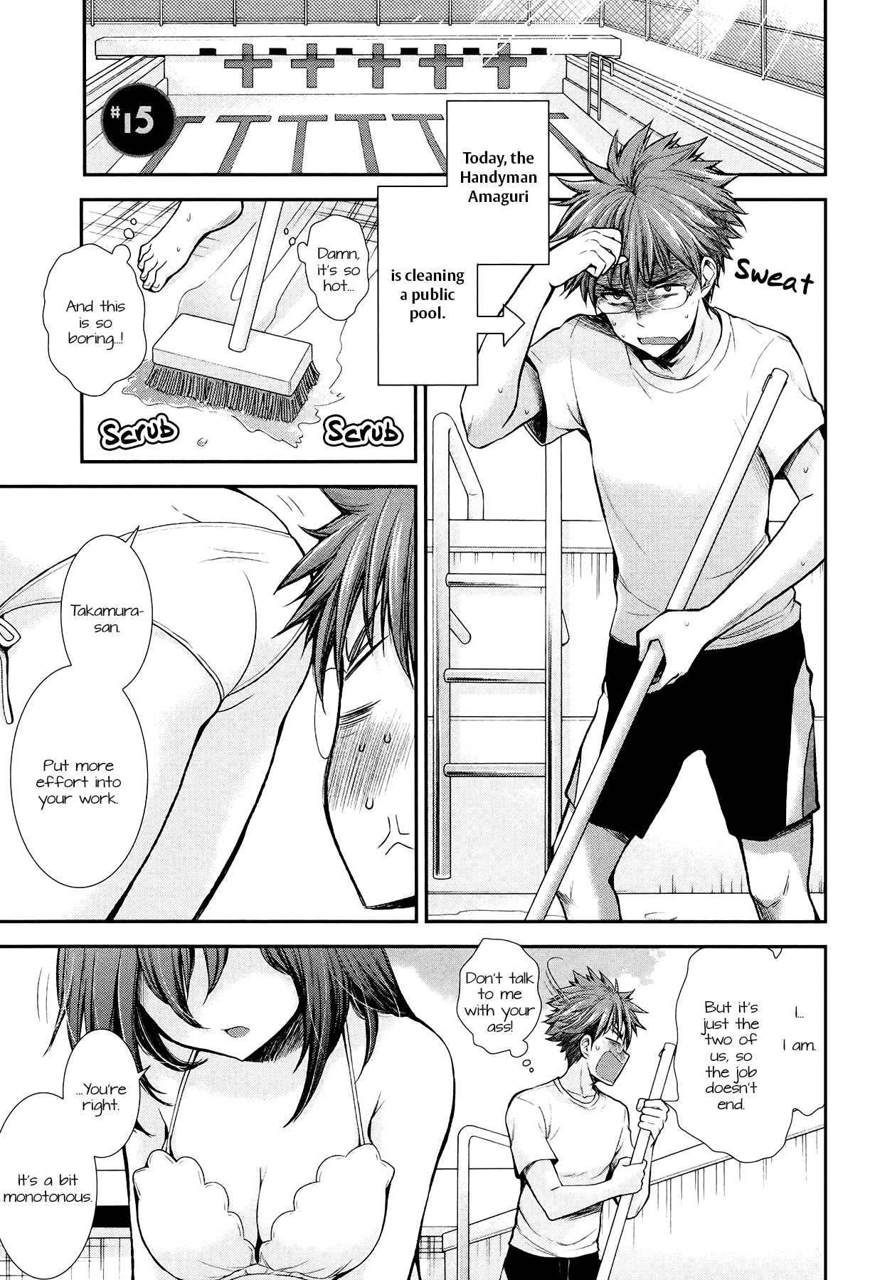 Henjo - Hen na Joshi Kousei Amaguri Senko Chapter 15 page 1 - Chapter 15