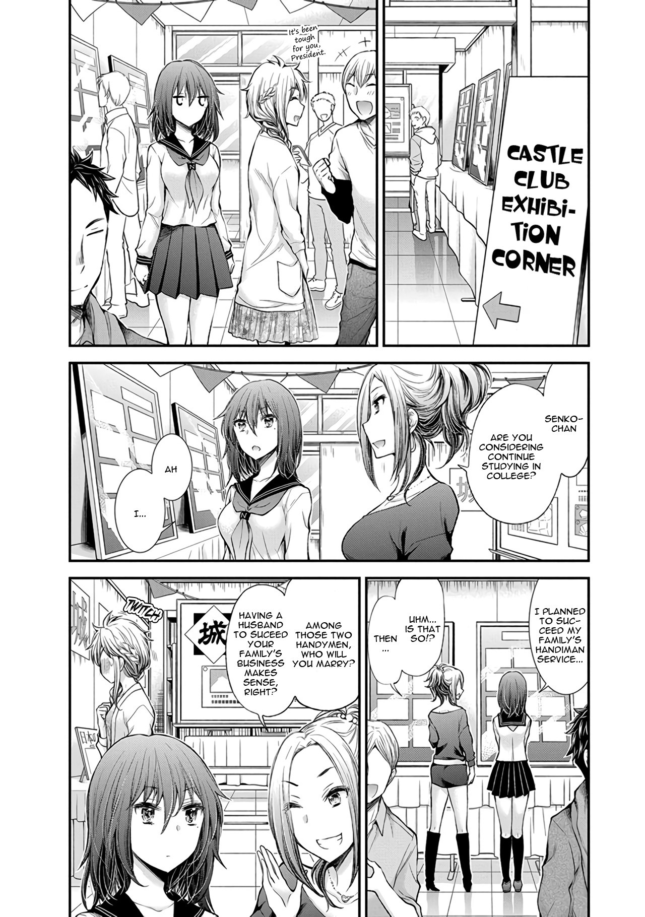 Henjo - Hen na Joshi Kousei Amaguri Senko Chapter 45 page 8 - Chapter 45