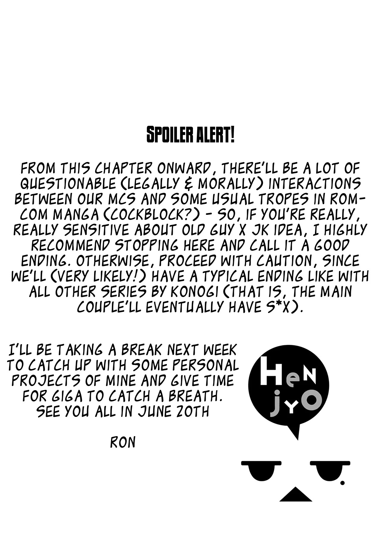 Henjo - Hen na Joshi Kousei Amaguri Senko Chapter 87 page 30 - Chapter 87